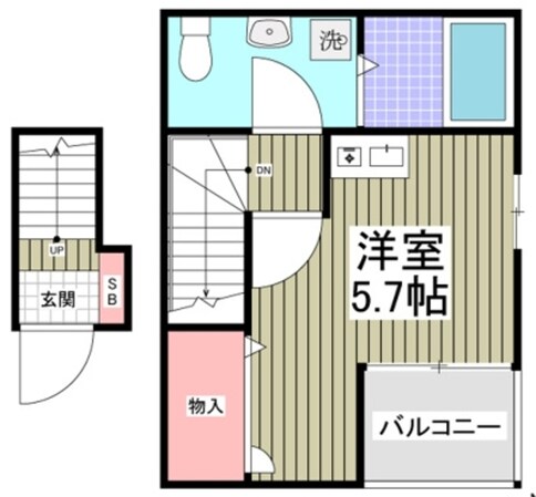 MQuarto的場の物件間取画像